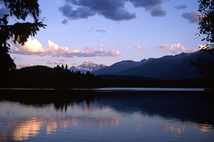 Bergsee - Foto, Druck, Poster, Leinwand