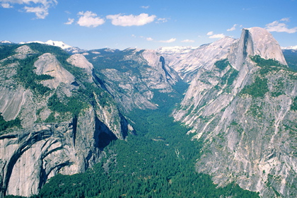 Blick vom Glacier Point - Foto, Druck, Poster, Leinwand
