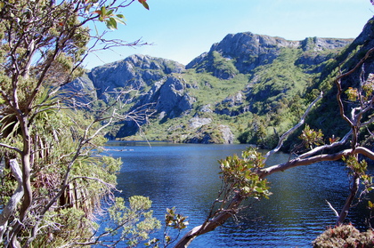 Kratersee - Foto, Druck, Poster, Leinwand