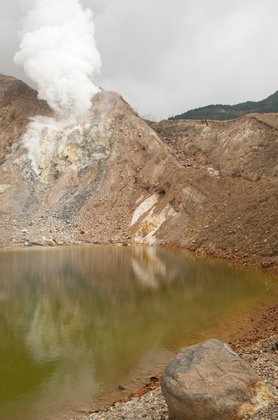 Kratersee - Foto, Druck, Poster, Leinwand